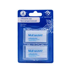 NDCG  MAT WAVE Воск для брекетов ортодонтический мятный 2шт