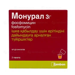 МОНУРАЛ 3 г №2 гран д/приг. р-ра  Фосфомицин