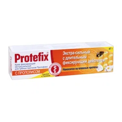 PROTEFIX Крем фиксирующий для зубных протезов Прополис 47гр
