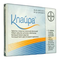 КЛАЙРА  №28 таб п/о   Эстрадиол/Диеногест