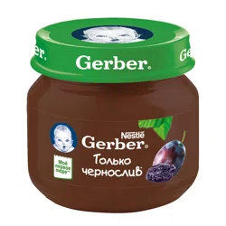 GERBER Пюре чернослив 80гр