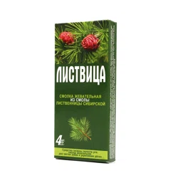 АЛТАЙСКИЙ НЕКТАР Смолка жевательная ЛИСТВИЦА 4шт
