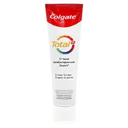COLGATE Паста зубная  Total 12 Чистая мята 125 мл