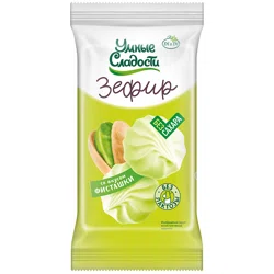 DI   DI УМНЫЕ СЛАДОСТИ Зефир со вкусом фисташки 50гр