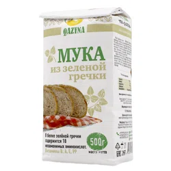 QAZYNA Мука из зеленой гречки 500гр