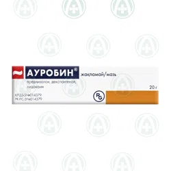 АУРОБИН 20 г мазь    Преднизолон Комплекс