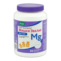 ЭВАЛАР Бад Бэби формула мишки магний 30 пастилки