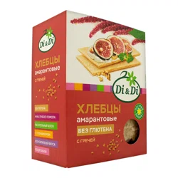 DI   DI Хлебцы амарантовые с гречей 195гр