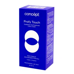 CONCEPT PROFESSIONAL USE ONLY Крем-краска для бровей и ресниц 20+30мл 90080 графит