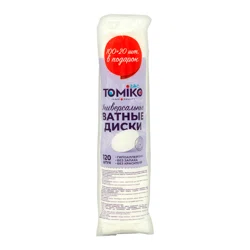 TOMIKO Диски ватные универсальные 120шт