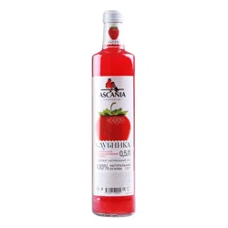 ASCANIA Напиток Клубника, газ 0,5л.