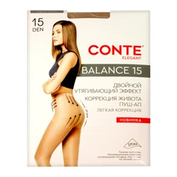 CONTE ELEGANT BALANCE 15 Колготки natural р.4