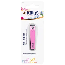 KILLYS Книпсер для ногтей  Floralove розовый малый