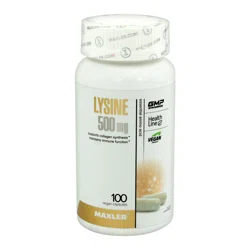 MAXLER БАД Lysine 500mg N/A 100 капсул