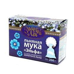 ЗОЛОТОЙ ЛЁН Льняная мука Эльфа 200гр
