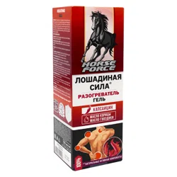 HORSE FORCE Гель Разогреватель Лошадиная Сила с Капсаицином 125мл