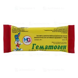 ГЕМАТОГЕН MG 40 г