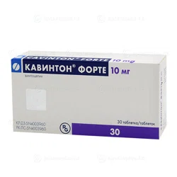 КАВИНТОН ФОРТЕ 10 мг 30 таб    Винпоцетин