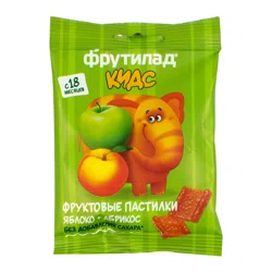 ФРУКТОВАЯ ЭНЕРГИЯ Пастилки ФРУТИЛАД кидс яблоко-абрикос 30гр