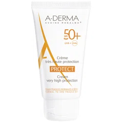 A-DERMA PROTECT SPF50+  Крем солнцезащитный для сухой кожи 40 мл