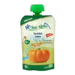 FLEUR ALPINE Пюре Тыква  5+ пауч 90 гр