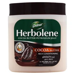 DABUR HERBOLENE Вазелин с маслом какао  и витамином Е 225мл
