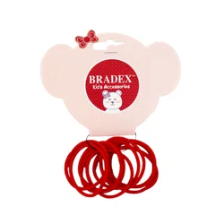 BRADEX KIDS Набор резинок 10 шт красный