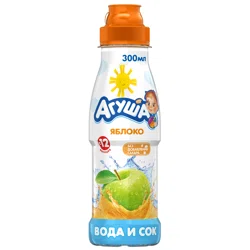 АГУША Вода и сок Яблоко 300мл