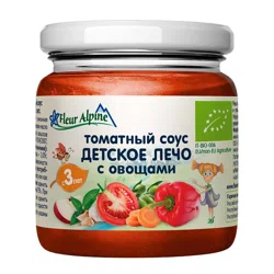 FLEUR ALPINE Соус томатный детское лечо с овощами 3+ 95г