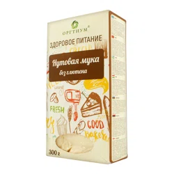 ОРГТИУМ ПЛЮС Мука нутовая без глютена 300гр