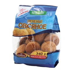 ПЕТРОДИЕТ Печенье на сорбите овсяное, 340гр.