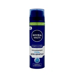 NIVEA MEN Гель для бритья Увлажняющий Алоэ вера 200мл 81760-1