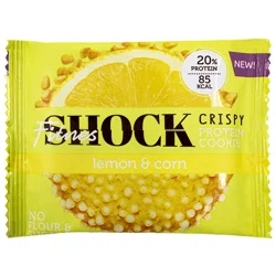 FITNES SHOCK CRISPY Печенье Лимон-кукуруза 30гр