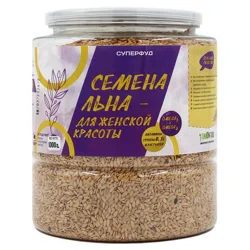 FUN FOOD Семена льна золотистого для женской красоты 1000 гр