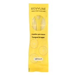 REVYLINE Скребок для языка Soft touch желт