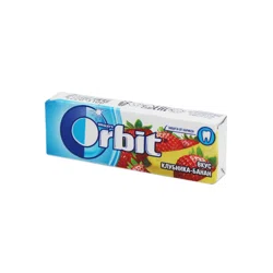 ORBIT Жевательная резинка Клубника-банан 10 драже