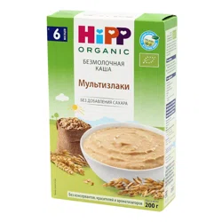 HIPP Каша безмолочная Мультизлаки 6+ 200гр