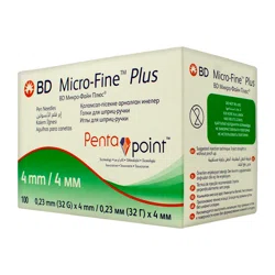 MICRO-FINE PLUS Игла инсулиновая д/шприца-ручки 4 мм