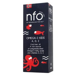 PHARMATECH AS NORVEGIAN БАД Фиш Ойл Омега-3 Cod liver KIDS  250мл
