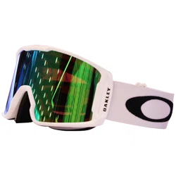 OAKLEY Маска горнолыжная  Line Miner Snow-Matte white w/prizm jade iridium GBL