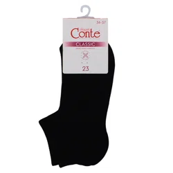 CONTE CLASSIC Носки женские короткие 23 Черный 016