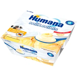 HUMANA Десерт Milk Minis Банан 4*100гр