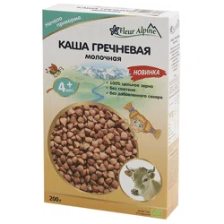 FLEUR ALPINE Каша гречневая молочная с 4 мес 200гр