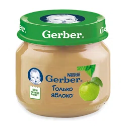 GERBER Пюре яблоко 80 гр