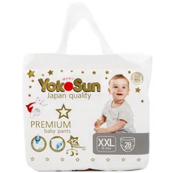 YOKO SUN Трусики детские размер XXL 15-23кг 28шт