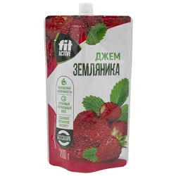 FIT ACTIVE Джем Земляника б/с 200гр