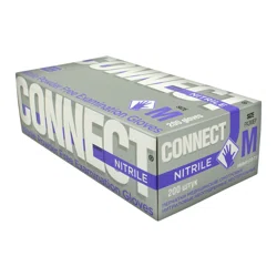 CONNECT NITRILE Перчатки нитриловые 100шт размер М