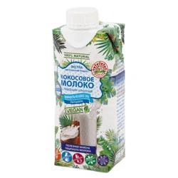 VEGAN Молоко кокосовое 3% с природными минералами 330мл