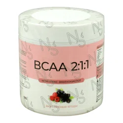 НАТУРАЛЬНЫЕ ДОБАВКИ BCAA 2:1:1 лесные ягоды 180гр