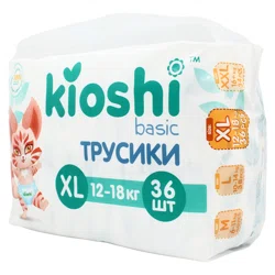KIOSHI Basik Трусики XL 12-18кг 36шт